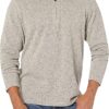 Wrangler Authentics Men's Long Sleeve Fleece Quarter-Zip Sweater