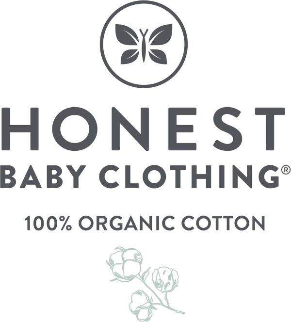 HonestBaby Multipack Short Sleeve T-Shirt Tee 100% Organic Cotton Infant Baby, Toddler, Little Kids Boys, Girls, Unisex