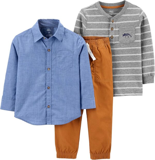 Simple Joys by Carter's baby-boys 3-piece Playwear Set