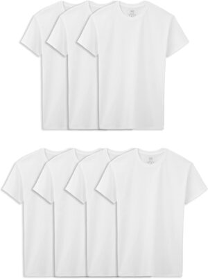 Fruit of the Loom Boys' Cotton White T Shirt