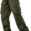 Comdecevis Men's Casual Cargo Pants Workout Joggers Stretch Sweatpants Hiking Drawstring Tactical Pants with Multi Pockets