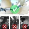 2 in 1 Car Steering Wheel Tray/Back Seat Headrest Tray for Eating Food Drink and Writing Laptop Work, Black Car Desk