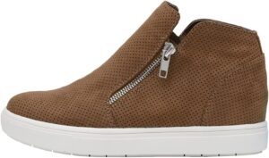 CUSHIONAIRE Women's Hart Hidden Wedge Sneaker +Wide Width Available