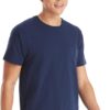 Hanes Men's Pocket Undershirt Pack, Cotton Crew Neck T-Shirt, Moisture Wicking Tee, Assorted 6-Pack