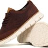 Men's Casual Dress Business Oxfords Shoes Breathable Knit Classic Leisure Fashion Sneakers Lightweight Comfortable Walking Shoes