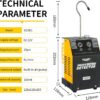 Solary Automotive Smoke Machine Leak Detector - 12V DC EVAP Vacuum Diagnostic Tester for Pipe System