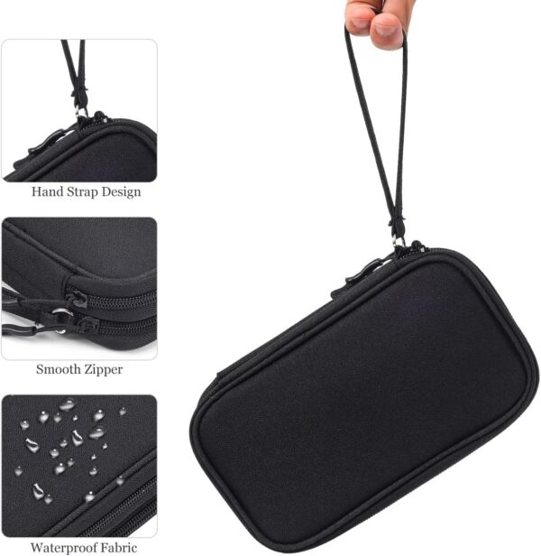 Electronics Accessories Organizer Pouch Bag, Travel Universal Organizer for Cable, Charger, Phone, SD Card, Business Travel Gadget Bag