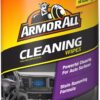 Armor All Car Cleaning Wipes, Wipes for Car Interior and Car Exterior, 90 Wipes Each