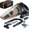 ThisWorx Car Vacuum Cleaner - Portable Handheld Mini Vacuum Cleaner W/ 16ft Cord, Bag, & Attachments - Small Vacuum for Car, RV, Boats, Travel - Car Accessories