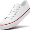 ZGR Women's Canvas Low Top Sneaker Lace-up Classic Casual Shoes for Women