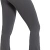 Sunzel Flare Leggings, Crossover Yoga Pants with Tummy Control, High-Waisted and Wide Leg