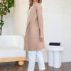 ANRABESS Women's Open Front Knit Lightweight Cardigan Casual Long Coatigan Sweater Lady Jacket Coat 2025 Fall Outerwear