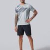 5 Pack Men’s Active Quick Dry Crew Neck T Shirts | Athletic Running Gym Workout Short Sleeve Tee Tops Bulk