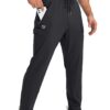 G Gradual Men's Sweatpants with Zipper Pockets Tapered Joggers for Men Athletic Pants for Workout, Jogging, Running