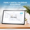 Calendar,Digital Calendar,15.6inch Large Digital Calendar FHD Resolution 1920 * 1080,Smart Touchscreen Interactive Display for Family Schedules - Wall Mount Included-32G&5G