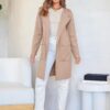 ANRABESS Women's Open Front Knit Lightweight Cardigan Casual Long Coatigan Sweater Lady Jacket Coat 2025 Fall Outerwear