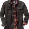 Legendary Whitetails Journeyman Shirt Jacket Flannel Lined Shacket for Men Water-Resistant Coat Rugged Fall Clothing