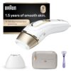 Braun IPL Silk·Expert Pro 5 PL5157 Latest Generation IPL, Holiday Gifts for Women and Men, at-Home Hair Removal System with Soft Pouch and Precision Head