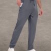 3 Pack Mens Athletic Sweatpants with Zipper Pockets,Workout Gym Joggers Pants for Men Running Jogging Pants