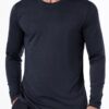 6 Pack Men's Quick Dry Long Sleeve Shirts Moisture Wicking Sun Protection Performance T-Shirt for Casual Workout