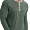 Sailwind Mens Henley Long/Short Sleeve T-Shirt Cotton Casual Shirt