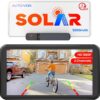 AUTO-VOX Solar Wireless Backup Camera with 5" 1080P Monitor: 5000mAh Battery 2 Mins DIY Installation & 2 Split Screen Back Up Camera, IP69K Waterproof Reverse Camera for Car, Van, SUV, Truck, Trailer