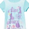 Disney Girls' 3-Pack Nightgowns, Soft & Cute Pajamas for Kids