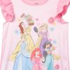 Disney Girls' 3-Pack Nightgowns, Soft & Cute Pajamas for Kids