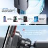 CHGeek Wireless Car Charger, 15W Fast Charging Auto Clamping Car Charger Phone Mount Phone Holder fit for iPhone 16 15 14 13 12 Pro Max 11 XR XS, Samsung Galaxy S24 Ultra S23 S22 S21, S20, S10+, Black