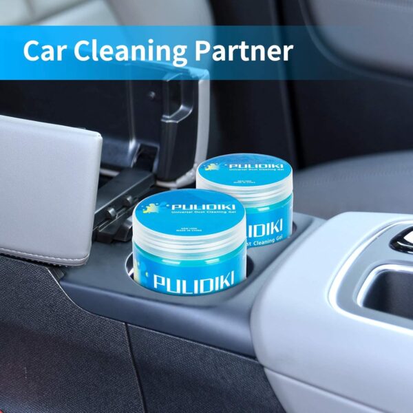 PULIDIKI Car Cleaning Gel Car Cleaning Putty Car Interior Cleaner Slime Car Cleaning Kit Auto Detailing Tools Car Cleaning Supplies Car Accessories Car Gifts for Men Women Blue