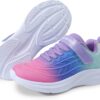 DREAM PAIRS Girls Shoes Kids Tennis Sparkle Ease Running Athletic Lightweight Sneakers for Little/Big Kids Toddler