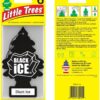 LITTLE TREES Air Fresheners Car Air Freshener. Hanging Tree Provides Long Lasting Scent for Auto or Home. Black Ice, 24 Air Fresheners