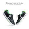 DREAM PAIRS Boys Girls Sneakers Kids Toddler Shoes Storybook Causal Walking Shoes Non-Slip with Hook and Loop