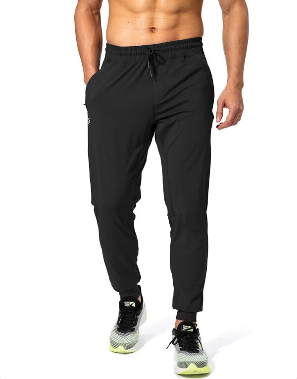 G Gradual Men's Sweatpants with Zipper Pockets Athletic Pants Traning Track Pants Joggers for Men Soccer, Running, Workout