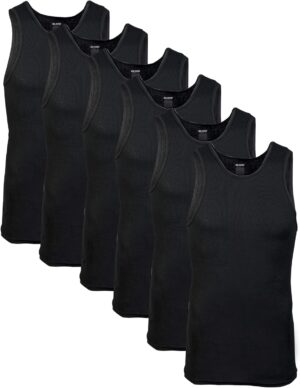 Gildan Men's A-Shirt Tanks, Multipack, Style G1104