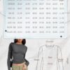 Trendy Queen Womens Long Sleeve Shirts Basic Crop Tops Tight Slim Fit Cute Teen Girls Fall Winter Y2k Clothes