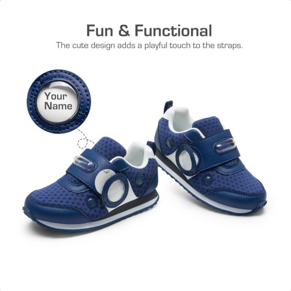 DREAM PAIRS Toddler Shoes Boys Girls Sneakers Kids Tennis Running Shoes Storybook Lightweight Hook and Loop Casual Walking Shoes