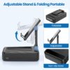 Cell Phone Stand with Wireless Bluetooth Speaker and Anti-Slip Base HD Surround Sound Perfect for Home and Outdoors with Bluetooth Speaker for Desk Compatible with iPhone/ipad/Samsung Galaxy