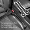 2PCS Car Seat Gap Filler Organizer with Phone Holder,[Upgrade Version] Car Seat Gap Organizer for Prevent Falling,Essential Car Accessories Car Side Seat Gap Filler (Black)