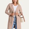 ANRABESS Women's Open Front Knit Lightweight Cardigan Casual Long Coatigan Sweater Lady Jacket Coat 2025 Fall Outerwear