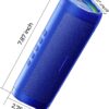 Bluetooth Portable Wireless Speakers with HD Sound, IPX5 Waterproof, Up to 20H Playtime, TWS Pairing, BT5.3, for Home/Party/Outdoor/Beach, Electronic Gadgets, Birthday Gift (Blue)