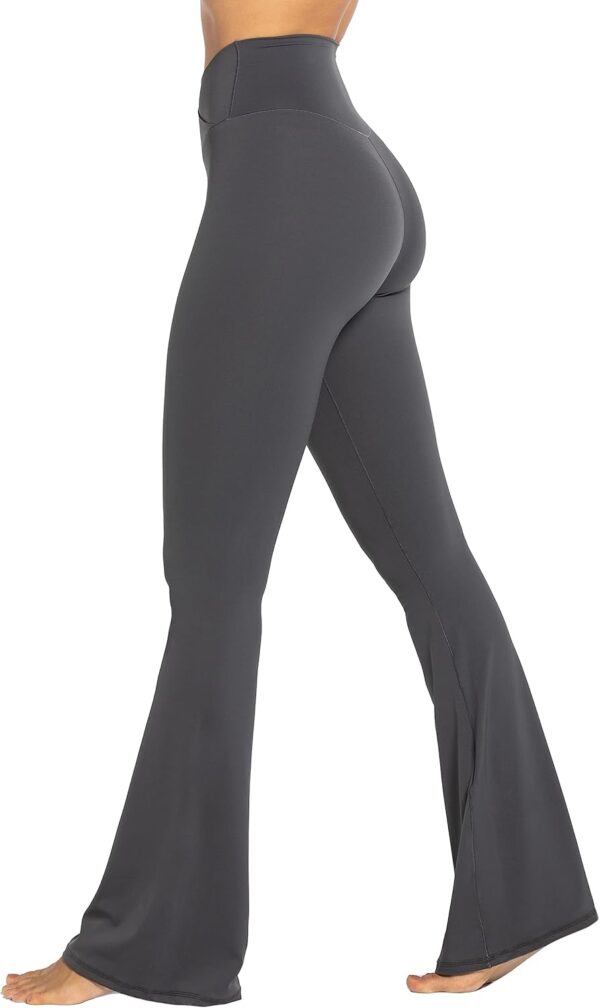 Sunzel Flare Leggings, Crossover Yoga Pants with Tummy Control, High-Waisted and Wide Leg