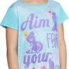 Disney Girls' 3-Pack Nightgowns, Soft & Cute Pajamas for Kids