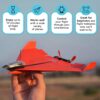 POWERUP 4.0 The Next-Generation Smartphone Controlled Paper Airplane Kit, RC Controlled. Easy to Fly with Autopilot & Gyro Stabilizer. for Hobbyists, Pilots, Tinkerers.