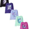 The Children's Place Girls' Dino Long Sleeve Graphic T-Shirts