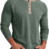 Sailwind Mens Henley Long/Short Sleeve T-Shirt Cotton Casual Shirt