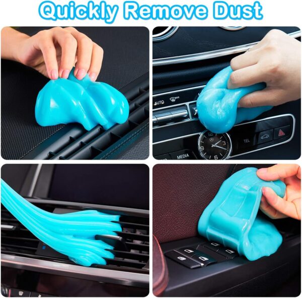 PULIDIKI Car Cleaning Gel Car Cleaning Putty Car Interior Cleaner Slime Car Cleaning Kit Auto Detailing Tools Car Cleaning Supplies Car Accessories Car Gifts for Men Women Blue