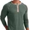 Sailwind Mens Henley Long/Short Sleeve T-Shirt Cotton Casual Shirt