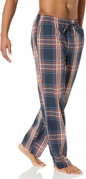 Amazon Essentials Men's Straight-Fit Woven Pajama Pant