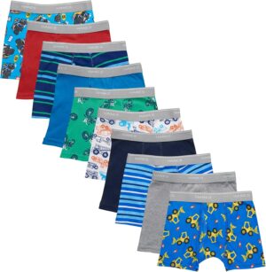 Hanes Boys' and Toddler Comfort Flex and ComfortSoft Boxer Briefs, Multipack